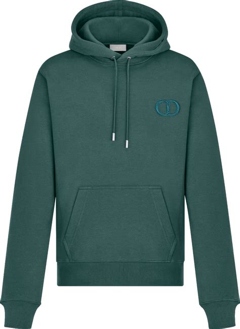 dior hoodie green